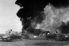 Two_Flammpanzers_III_in_training