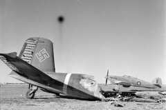 Fw200_and_Hurricane_IIB_HL681_274_Sqn_Castel_Benito