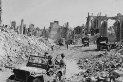 298th_Engineers_Clear_Rubble_In_Valognes_France_Normandy_1944