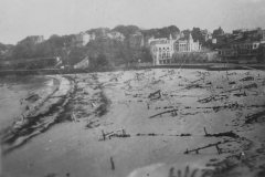 D-Day_Beach_With_Obstacles_And_Debris_Normandy_June_1944