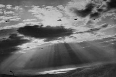 RAF_Gliders_and_Tow_Planes_Head_for_Normandy_Coast_on_D-Day
