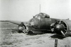 JU_88_bomber_crash_at_airfield